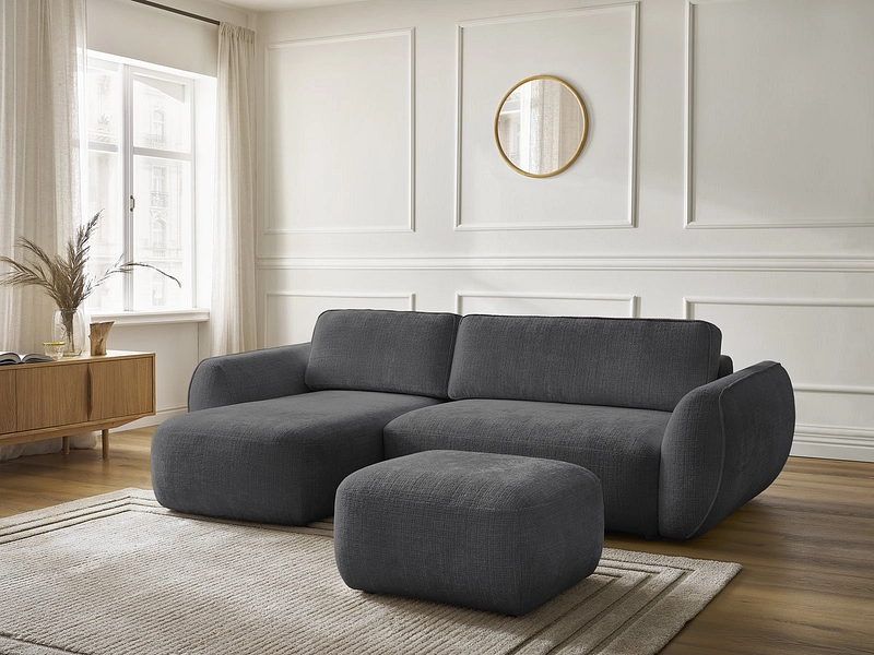 Ecksofa mit Hocker BOBOCHIC DENISE Ecksofa mit Hocker BOBOCHIC DENISE