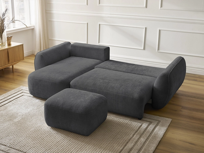Ecksofa mit Hocker BOBOCHIC DENISE Ecksofa mit Hocker BOBOCHIC DENISE