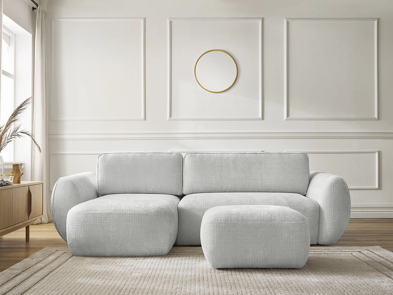 Ecksofa mit Hocker BOBOCHIC DENISE