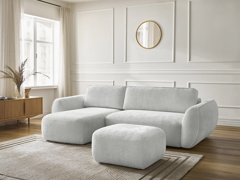 Ecksofa mit Hocker BOBOCHIC DENISE