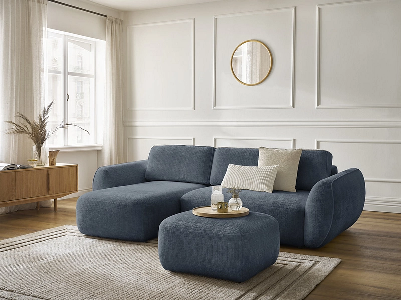 Ecksofa mit Hocker BOBOCHIC DENISE Ecksofa mit Hocker BOBOCHIC DENISE