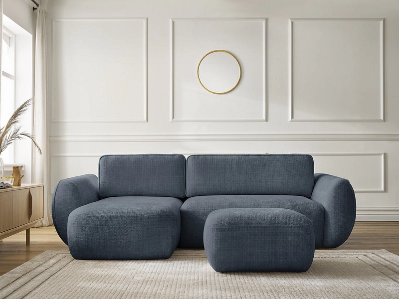 Ecksofa mit Hocker BOBOCHIC DENISE Ecksofa mit Hocker BOBOCHIC DENISE