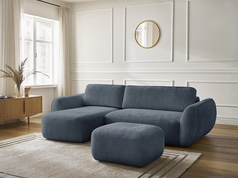 Ecksofa mit Hocker BOBOCHIC DENISE Ecksofa mit Hocker BOBOCHIC DENISE