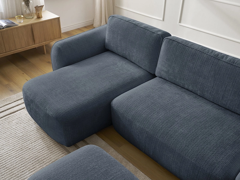 Ecksofa mit Hocker BOBOCHIC DENISE Ecksofa mit Hocker BOBOCHIC DENISE