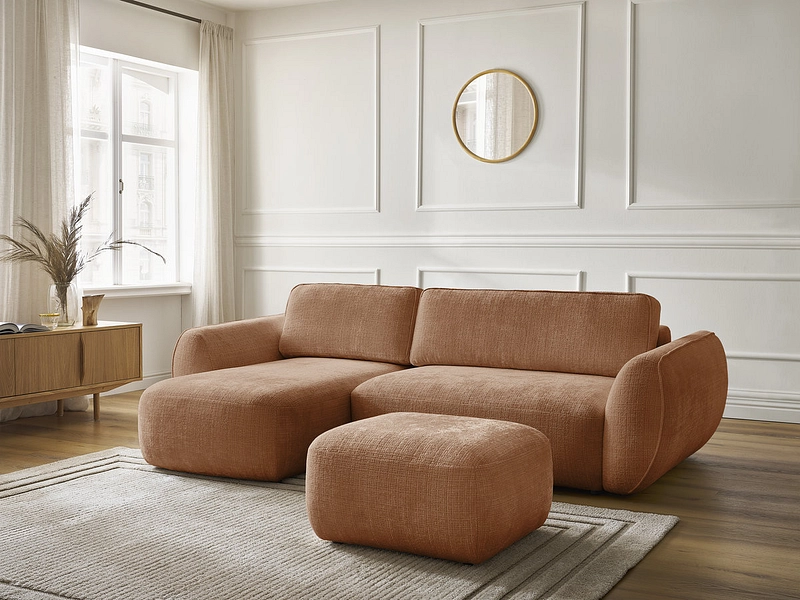 Ecksofa mit Hocker BOBOCHIC DENISE Ecksofa mit Hocker BOBOCHIC DENISE
