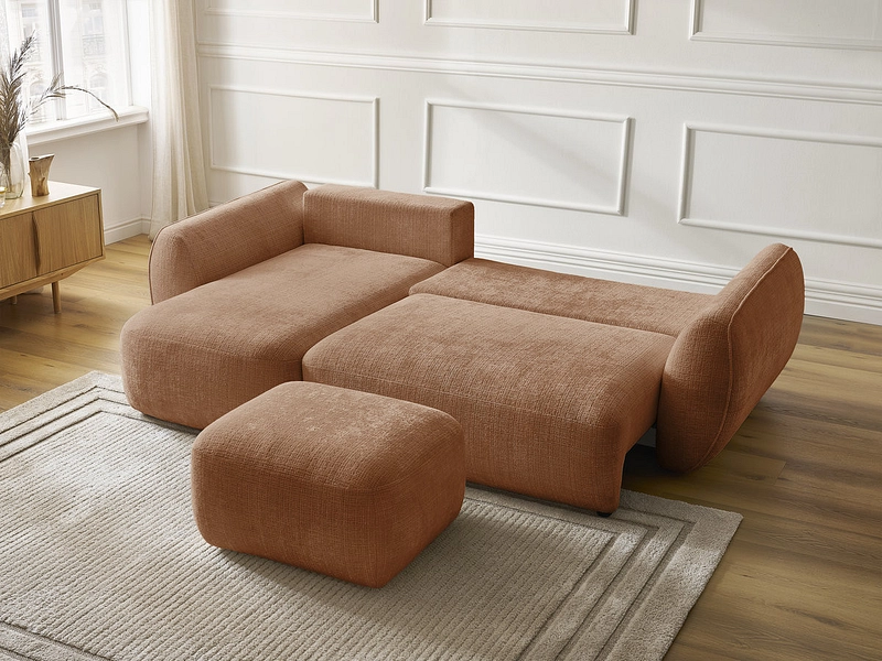 Ecksofa mit Hocker BOBOCHIC DENISE Ecksofa mit Hocker BOBOCHIC DENISE