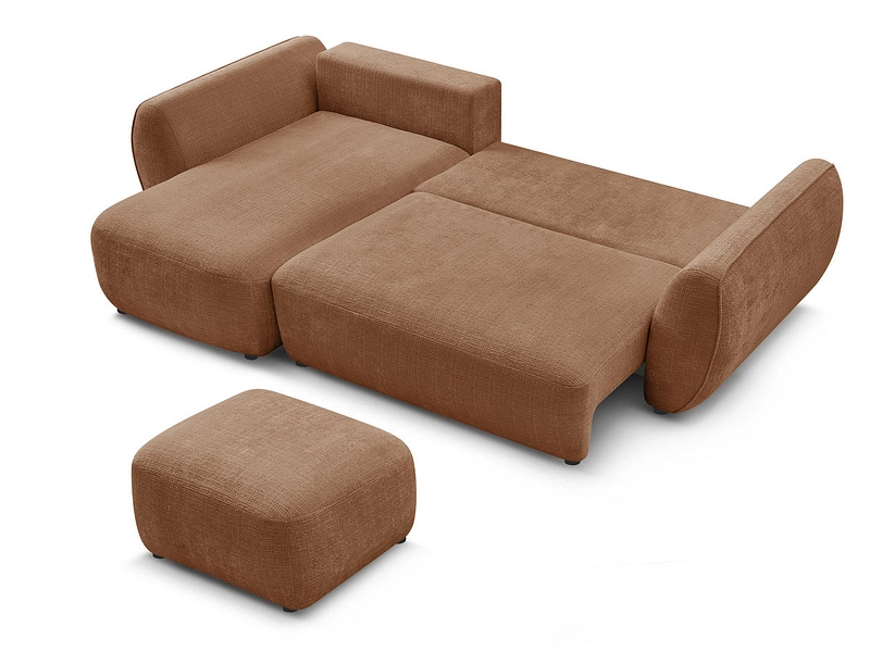 Ecksofa mit Hocker BOBOCHIC DENISE Ecksofa mit Hocker BOBOCHIC DENISE