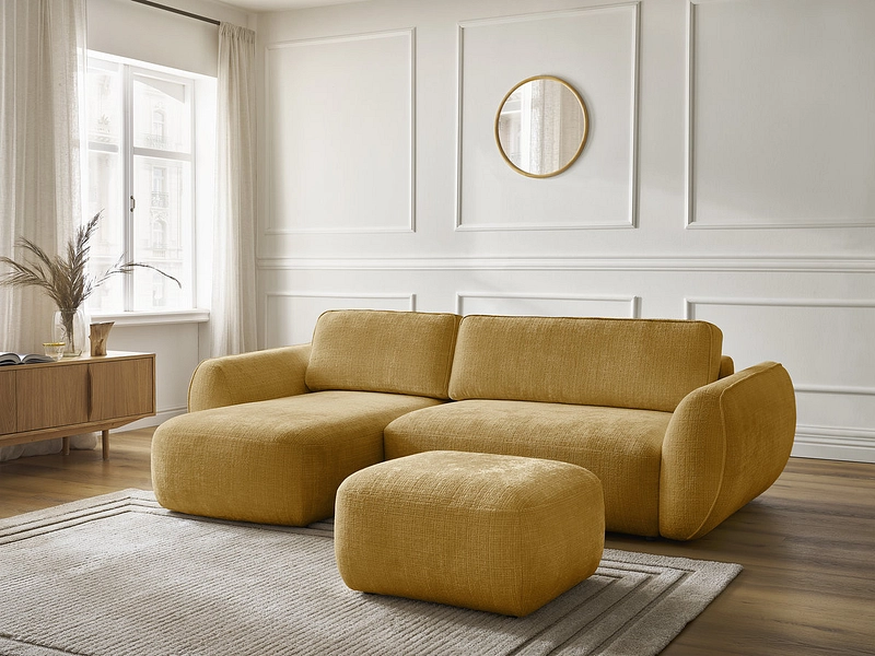 Ecksofa mit Hocker BOBOCHIC DENISE Ecksofa mit Hocker BOBOCHIC DENISE