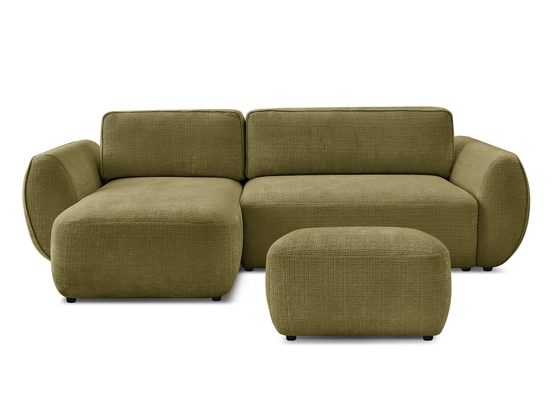 Ecksofa mit Hocker BOBOCHIC DENISE Ecksofa mit Hocker BOBOCHIC DENISE