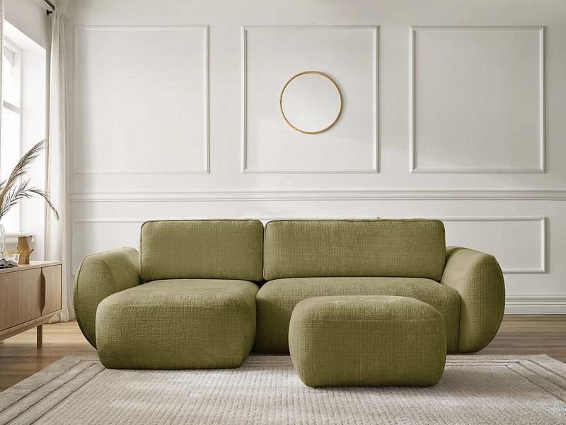 Ecksofa mit Hocker BOBOCHIC DENISE Ecksofa mit Hocker BOBOCHIC DENISE