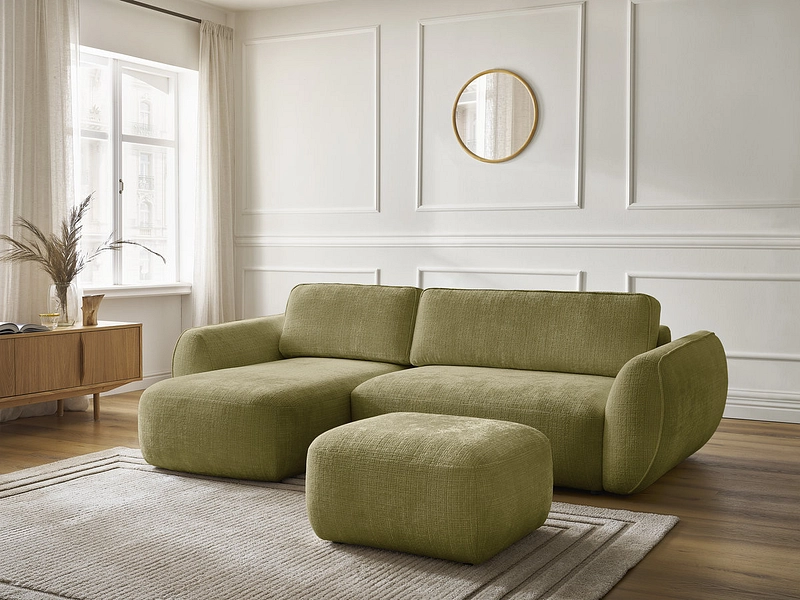 Ecksofa mit Hocker BOBOCHIC DENISE Ecksofa mit Hocker BOBOCHIC DENISE