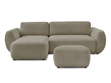 Ecksofa mit Hocker BOBOCHIC DENISE