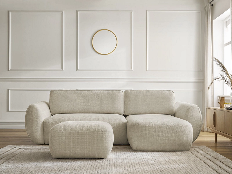Ecksofa mit Hocker BOBOCHIC DENISE