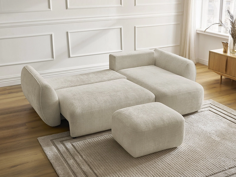 Ecksofa mit Hocker BOBOCHIC DENISE