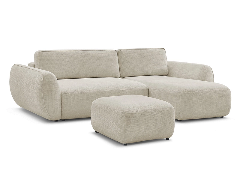 Ecksofa mit Hocker BOBOCHIC DENISE