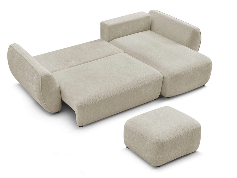 Ecksofa mit Hocker BOBOCHIC DENISE