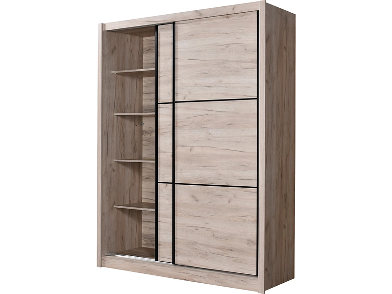 Schwebetürenschrank NAVARA eiche Schwebetürenschrank NAVARA eiche
