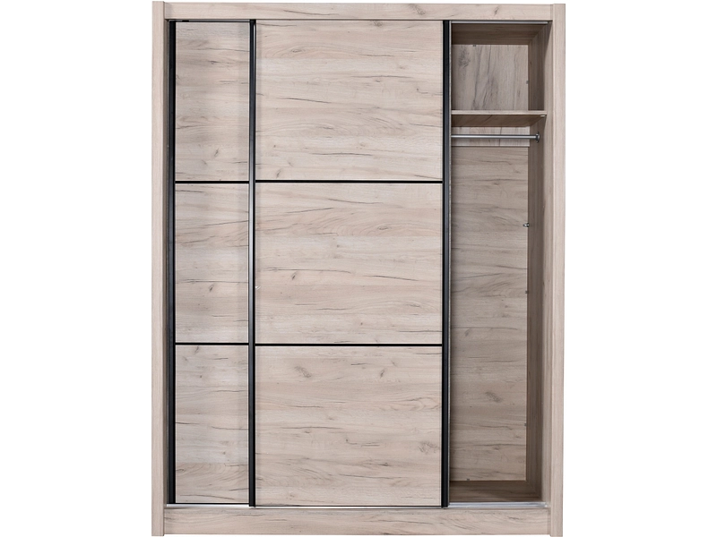 Schwebetürenschrank NAVARA eiche Schwebetürenschrank NAVARA eiche