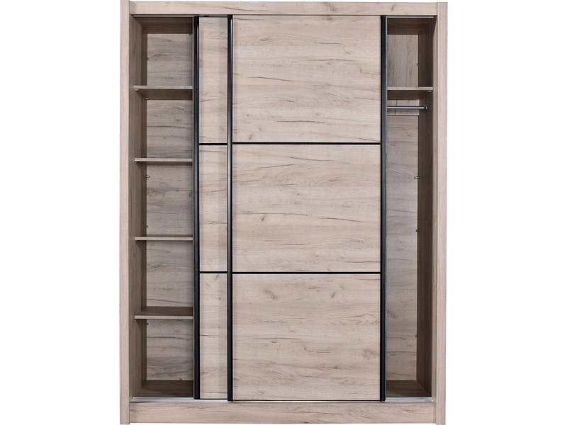 Schwebetürenschrank NAVARA eiche Schwebetürenschrank NAVARA eiche