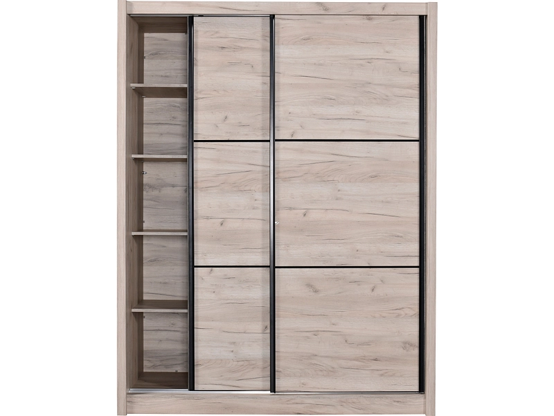 Schwebetürenschrank NAVARA eiche Schwebetürenschrank NAVARA eiche