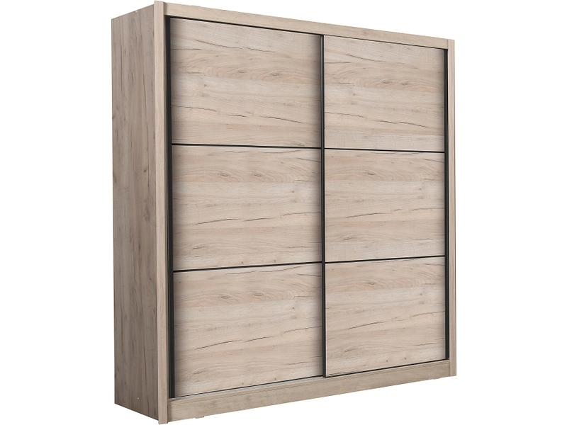 Armoire portes coulissantes NAVARA chêne Armoire portes coulissantes NAVARA chêne