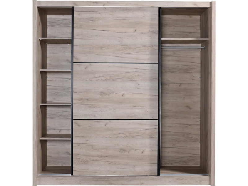 Armoire portes coulissantes NAVARA chêne Armoire portes coulissantes NAVARA chêne