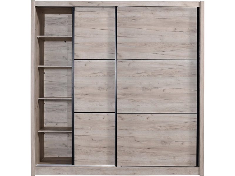 Armoire portes coulissantes NAVARA chêne Armoire portes coulissantes NAVARA chêne