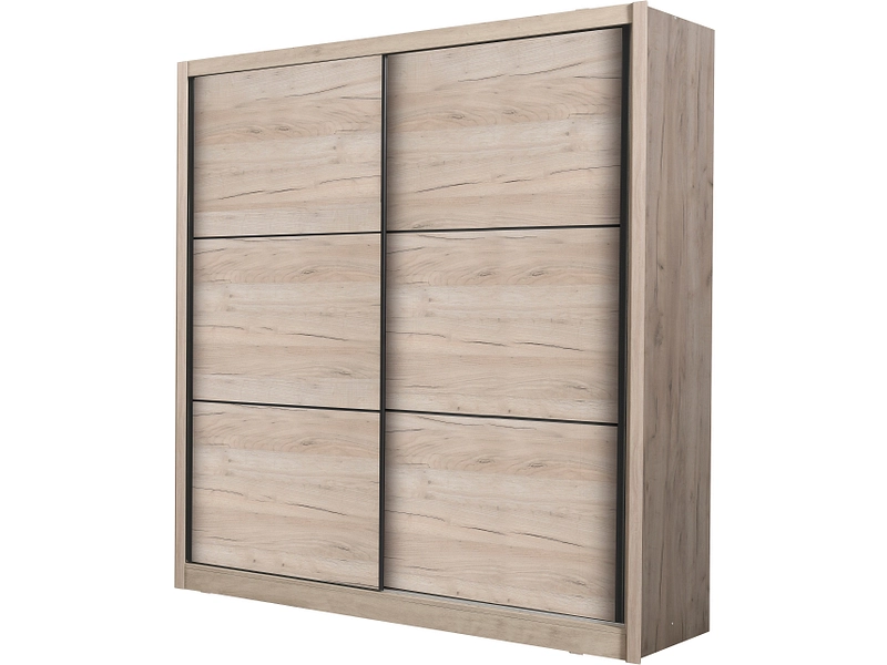 Armoire portes coulissantes NAVARA chêne Armoire portes coulissantes NAVARA chêne