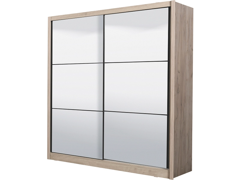 Schwebetürenschrank NAVARA eiche Schwebetürenschrank NAVARA eiche