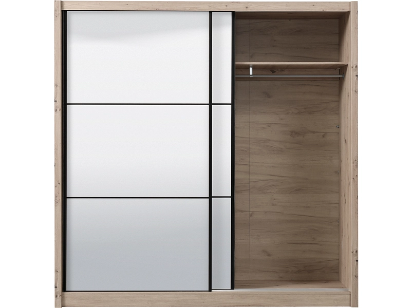 Schwebetürenschrank NAVARA eiche Schwebetürenschrank NAVARA eiche