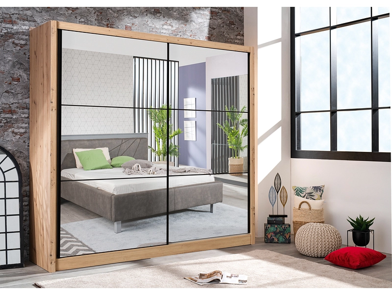 Schwebetürenschrank NAVARA artisan eiche Schwebetürenschrank NAVARA artisan eiche