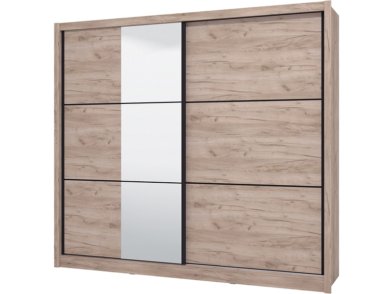 Schwebetürenschrank NAVARA eiche Schwebetürenschrank NAVARA eiche