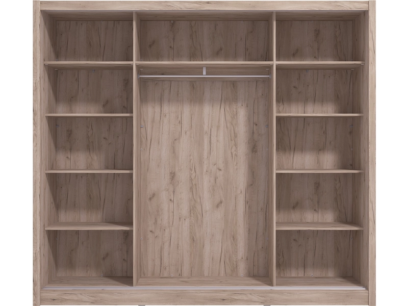 Schwebetürenschrank NAVARA eiche Schwebetürenschrank NAVARA eiche
