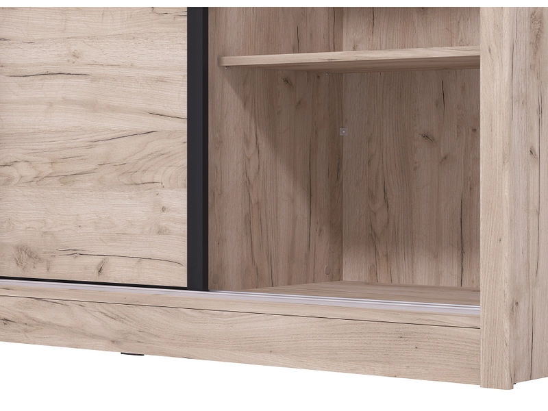 Schwebetürenschrank NAVARA eiche Schwebetürenschrank NAVARA eiche