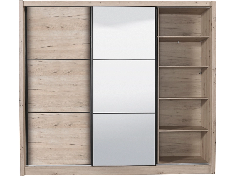 Schwebetürenschrank NAVARA eiche