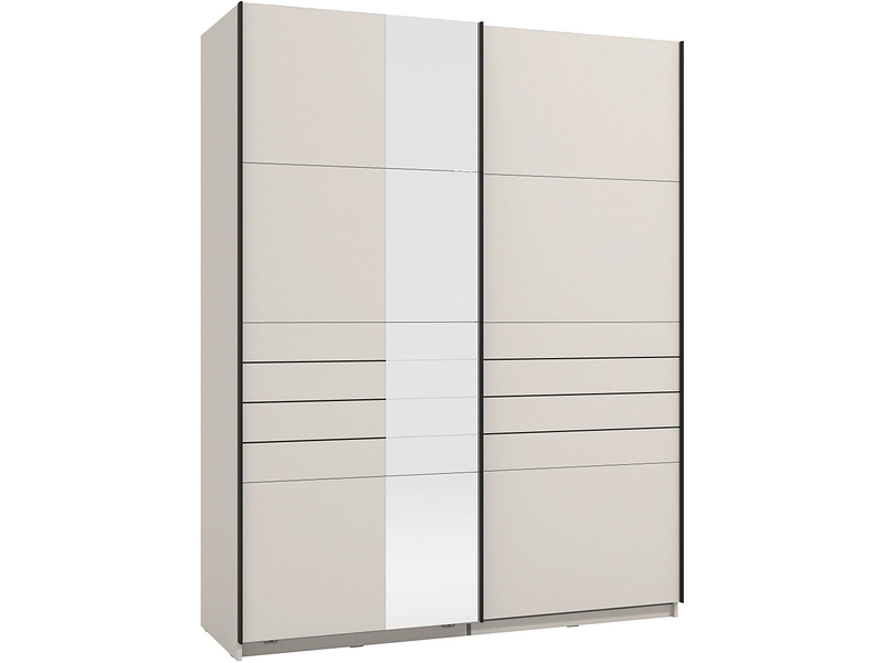 Armoire portes coulissantes JASPER cashmere Armoire portes coulissantes JASPER cashmere