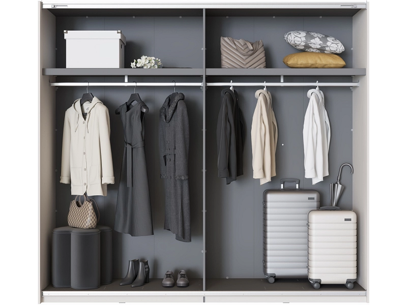 Armoire portes coulissantes JASPER cashmere Armoire portes coulissantes JASPER cashmere