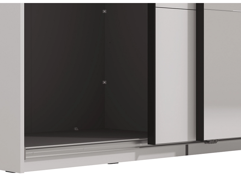 Armoire portes coulissantes JASPER blanc Armoire portes coulissantes JASPER blanc