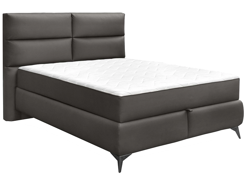 Boxspringbett EDEN dunkelgrau Boxspringbett EDEN dunkelgrau