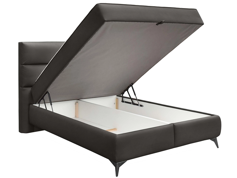 Boxspringbett EDEN dunkelgrau Boxspringbett EDEN dunkelgrau