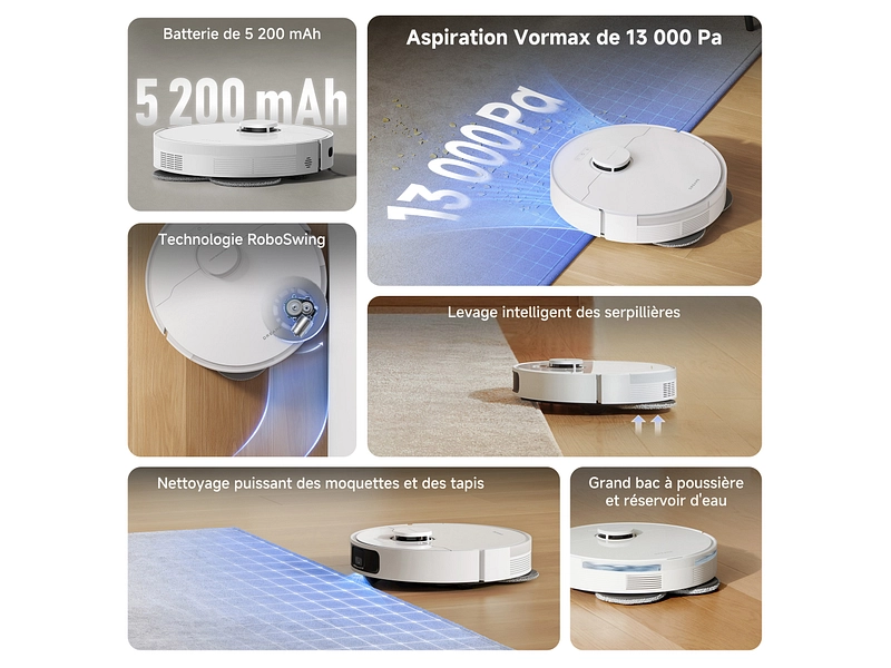 DREAME Robot aspirapolvere e lavapavimenti DREAME Robot aspirapolvere e lavapavimenti