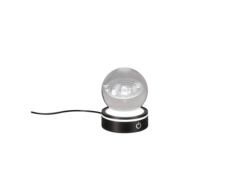 Tischlampe LED ROSEBUD 10cm 0.2W schwarz