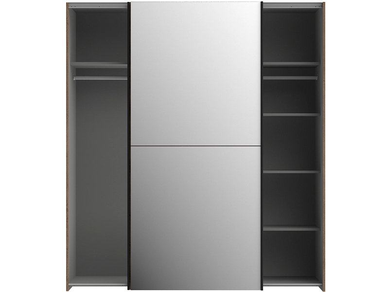 Armoire portes coulissantes GENEVE noyer Armoire portes coulissantes GENEVE noyer