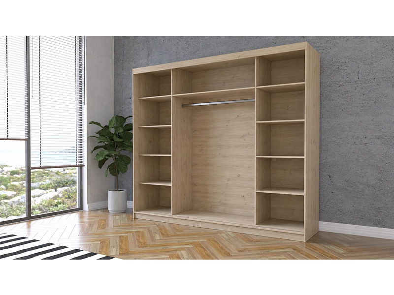 Schwebetürenschrank AVILA artisan eiche