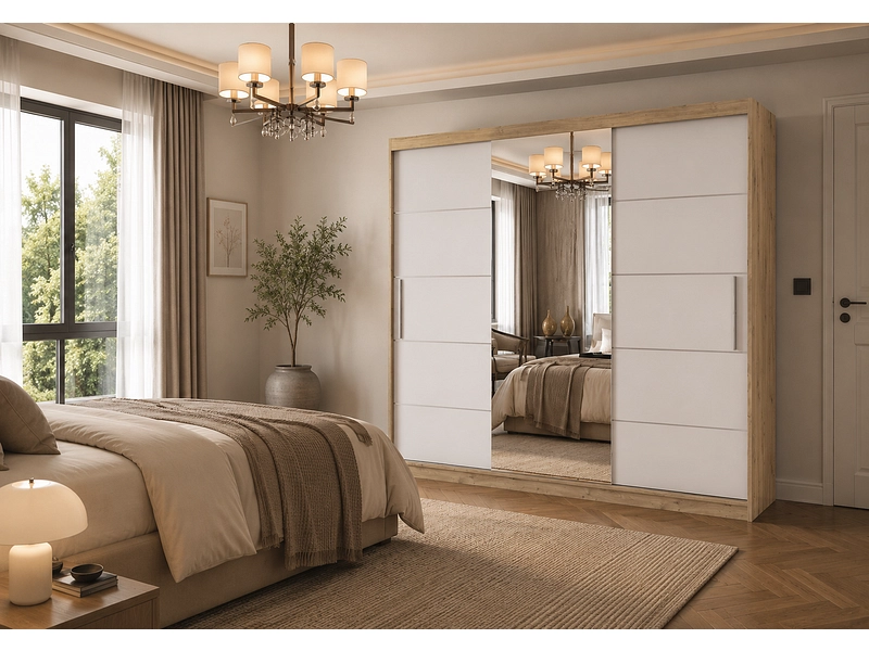 Schwebetürenschrank AVILA artisan eiche