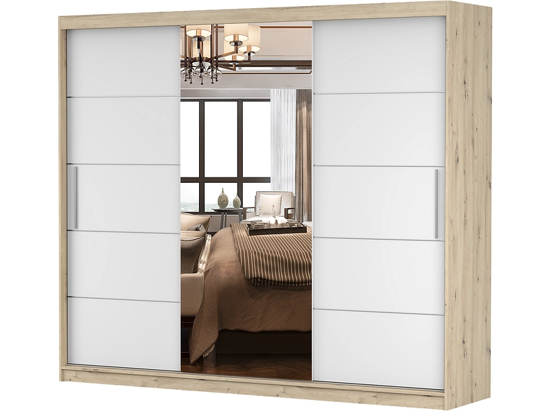 Schwebetürenschrank AVILA artisan eiche