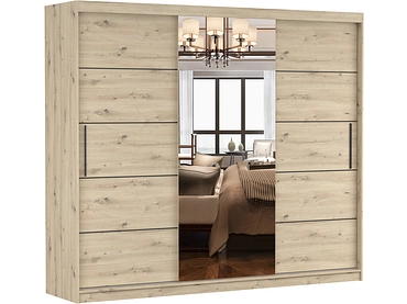 Schwebetürenschrank AVILA artisan eiche