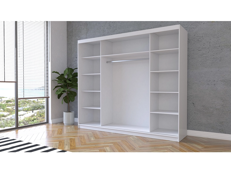 Schwebetürenschrank AVILA weiss