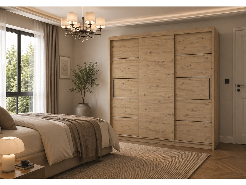 Schwebetürenschrank AVILA artisan eiche