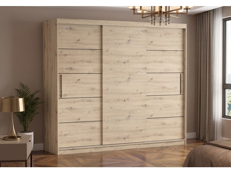 Schwebetürenschrank AVILA artisan eiche